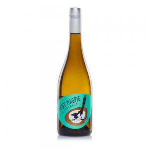 Бяло вино Шардоне от серията Picky Magpie на винарска изба Страцин